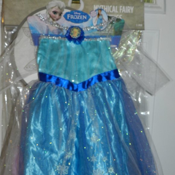 🆕Disney Frozen Elsa ❄️Snowflake Gown ❄️Dress Size: 3+Up 4-6X💥 NEW in Pac… - Picture 4 of 15
